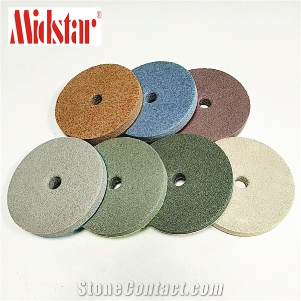 Fiberwheel Sponge Polishing Pad for Stone Marble