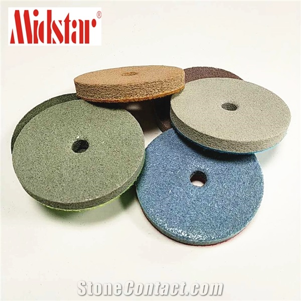 Fiberwheel Sponge Polishing Pad for Stone Marble