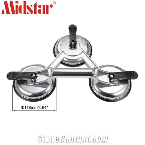 Glass Suction Lifter 3 Cup with Three Arms Vacuum