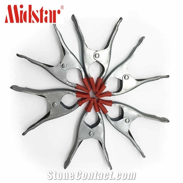Metal Spring Clamp Fixable A-Clip Artificial Stone