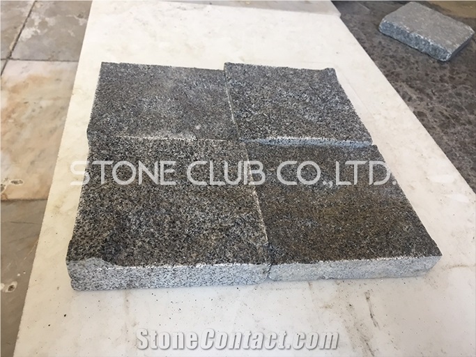 Grey Granite Cobblestone Natural Surface
