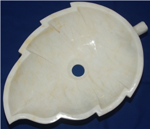 Alabaster Sink Hand Carved Mexico White Alabaster Luxury Wash Basin
