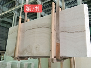 Cappuccino White Coffee Onyx Crystal Wall Tiles