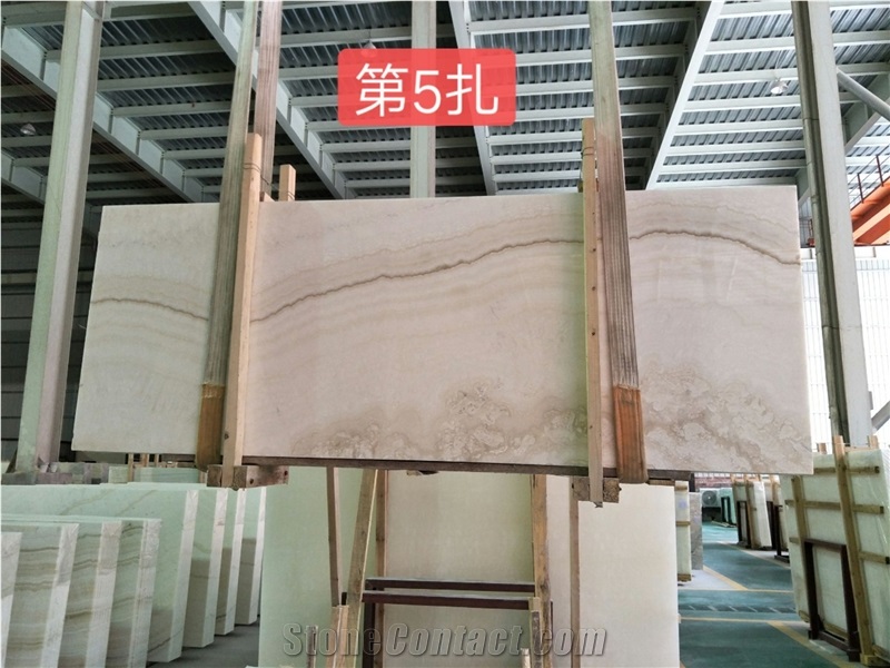 Cappuccino White Coffee Onyx Crystal Wall Tiles
