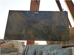 China Provence Gold Marble Tile Slab