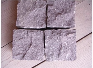China Red Granite Landscaping Cube Stone