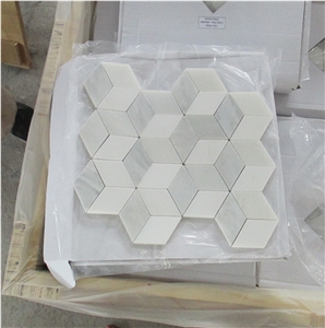Eastern White Marble Mosaic 3d Mosaic