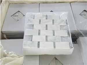 Eastern White Marble Mosaic 3d Mosaic
