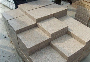 G682 Misty Yellow Granite Cubes Paving Stone