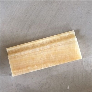 Honey Onyx Pencil Bullnose Moldings