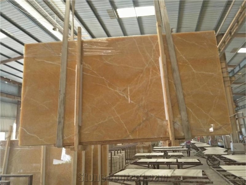 Honey Onyx Slab Back-Lit Onyx Countertop