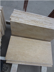Light Beige Travertine Tile Slab Floor Wall Tile