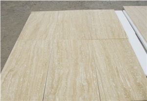 Light Beige Travertine Tile Slab Floor Wall Tile
