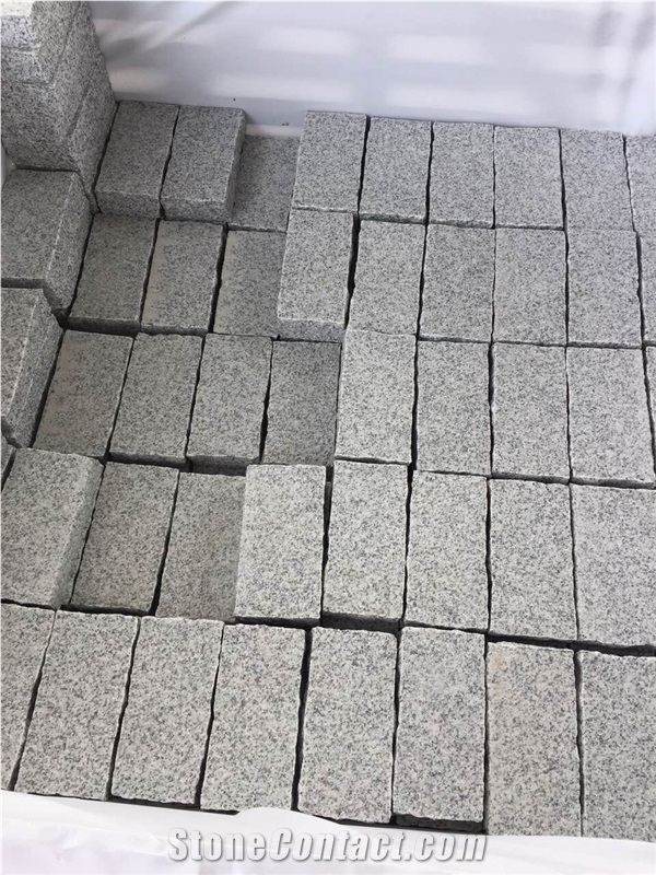 Light Grey Flamed Landscaping Kerbstone