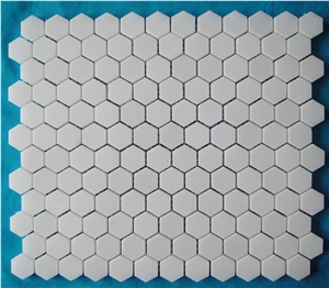Mixed Color Yellow/White/Grey Marble Mosaic Tile