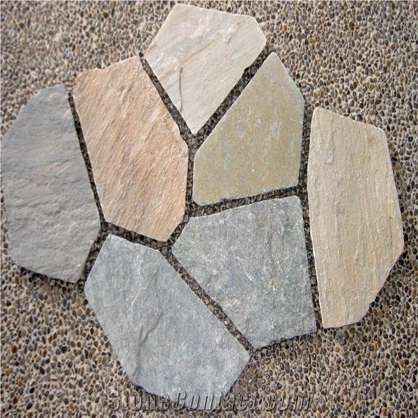 Natural Split Irregular Flagstone Rade Paving