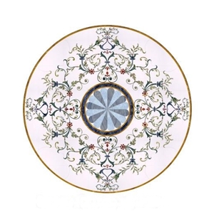Round Marble Pattern Waterjet Marble
