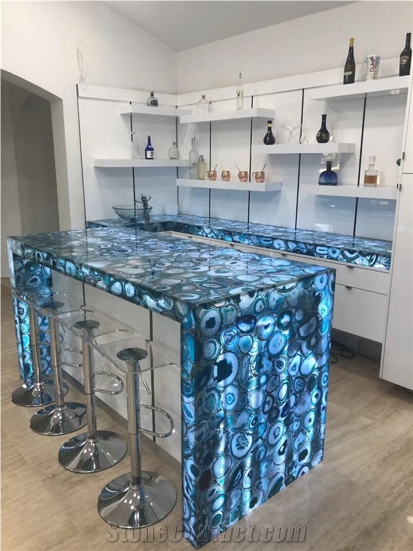 Semi-Precious Stone Table Top for Kitchen