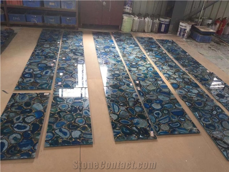 Semi-Precious Stone Table Top for Kitchen