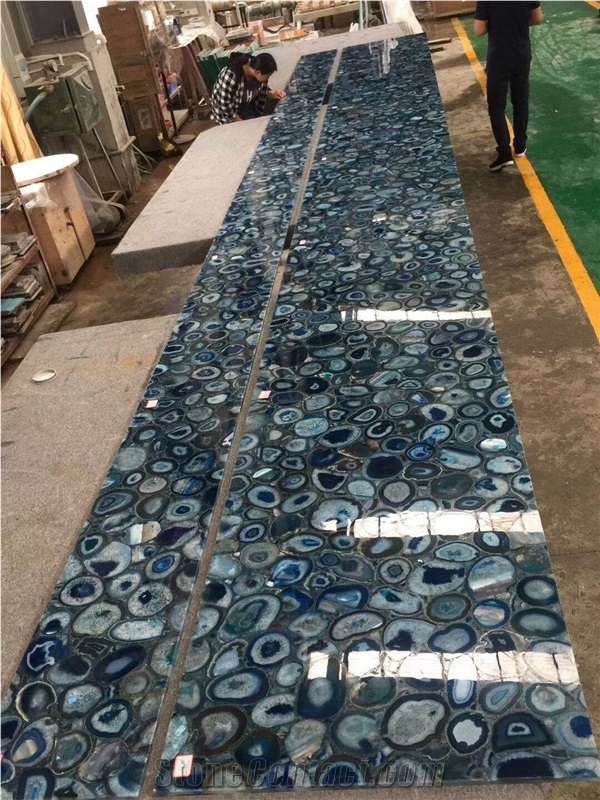 Semi-Precious Stone Table Top for Kitchen