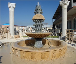 White Marble Water Foundtain for Garden