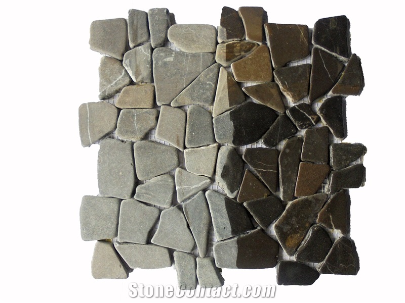 Chipped Marble Mosaic Tile