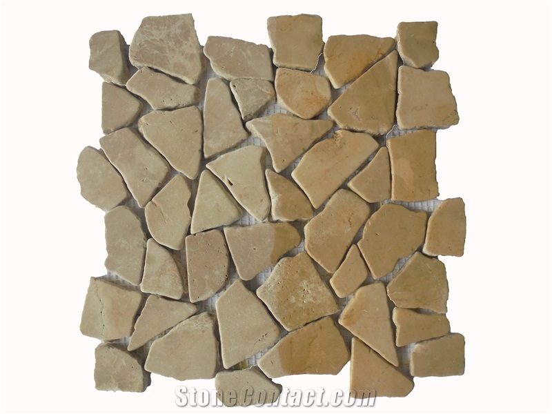 Chipped Marble Mosaic Tile