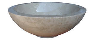 Cream Marble Sinks /Nusa Beige Marble Wash Basins