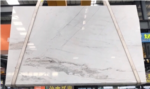 Italy Glourious White Polished Marble Slabs