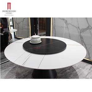 Large Porcelain Kitchen Table Top with Metal Base