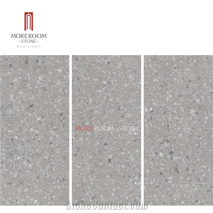 Large Size Ultra Thin Grey Marble Porcelain Tiles