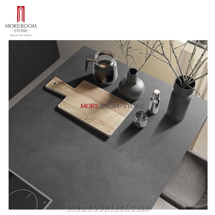 Large Size Ultra Thin Grey Marble Porcelain Tiles