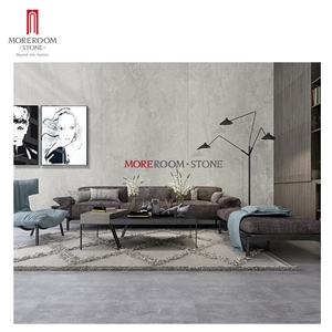 Large Size Ultra Thin Grey Marble Porcelain Tiles