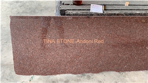 Andoni Red Granite Tiles Slabs