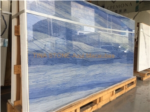Azul Macaubas Blue Quartzite Tiles Slabs Azul Macaubas Blue Quartzite Tiles Slabs