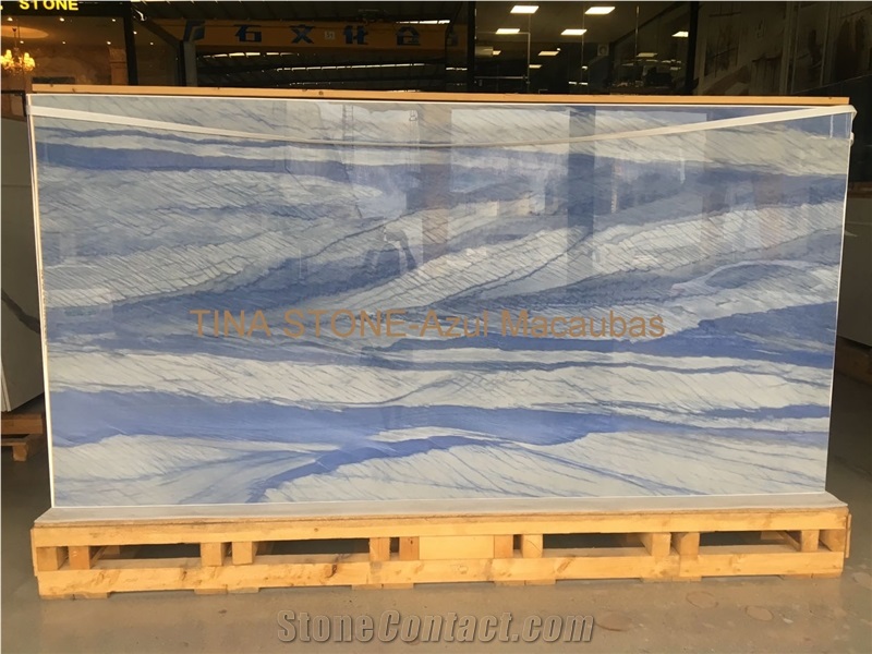 Azul Macaubas Blue Quartzite Tiles Slabs