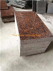 Carmen Red Granite Tiles Slabs Building Stone