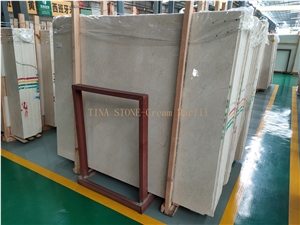 Cream Marfil Marble Tiles Slabs Building Covering