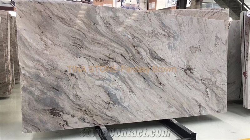 Fantasy Brown Marble Tiles Slabs Building Covering
