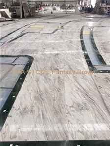 Fantasy Brown Marble Tiles Slabs Building Covering