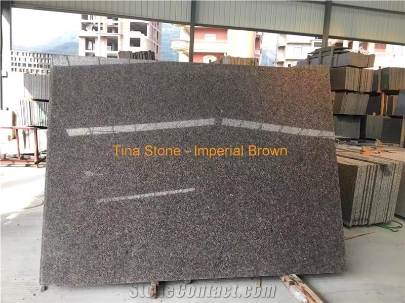 Imperial Brown Granite Tiles Slabs for Countertops