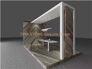Sequoia Brown Marble Tiles Slabs Building Covering Sequoia Brown Marble Tiles Slabs Building Covering