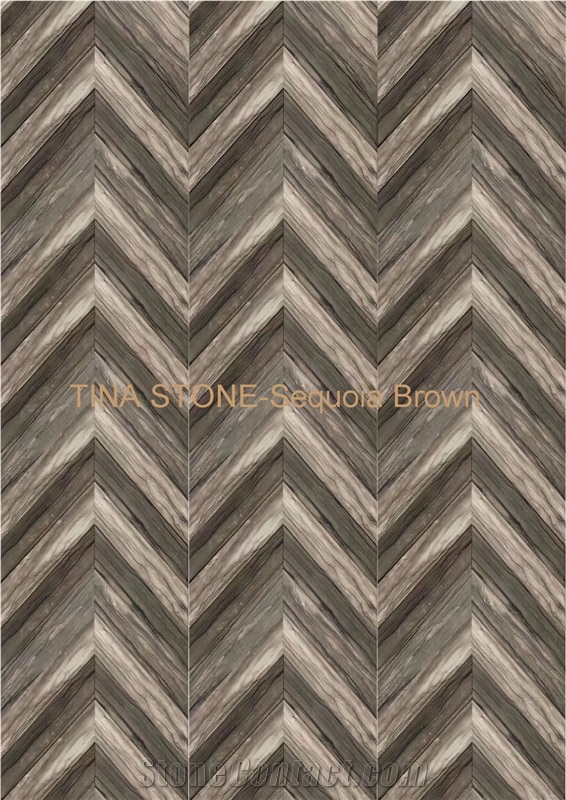 Sequoia Brown Marble Tiles Slabs Building Covering