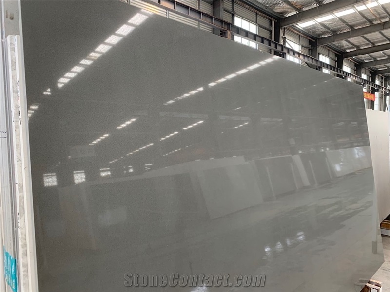 Artificial Stone Grey Quartz Slabs Sy9775-Black