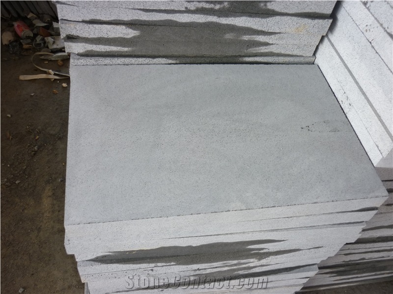 Zhangpu Andesite Grey Basalt Rubbed Honed Paver
