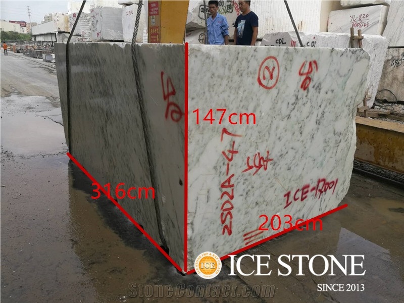 Aurora White Blocks Aurora White Marble Blocks