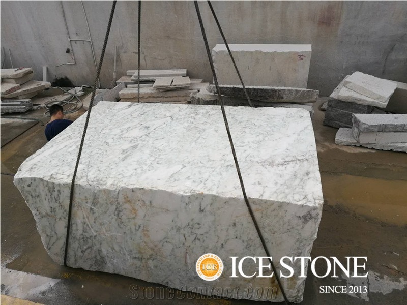 Aurora White Blocks Aurora White Marble Blocks