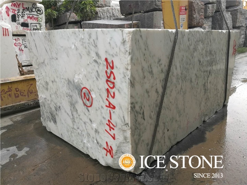 Aurora White Blocks Aurora White Marble Blocks