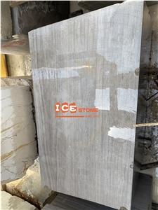 Coffee Wood Marble Block, Wood Grain Brown Marble