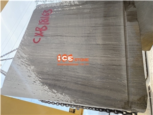 Coffee Wood Marble Block, Wood Grain Brown Marble